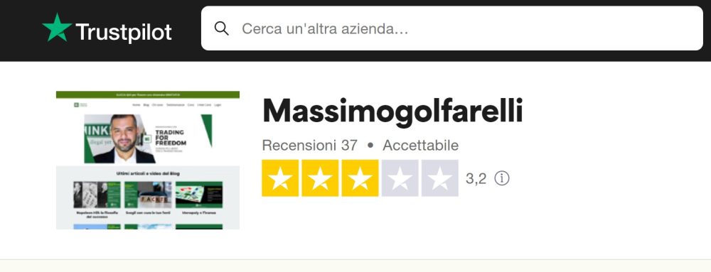 Massimo Golfarelli TrustPilot
